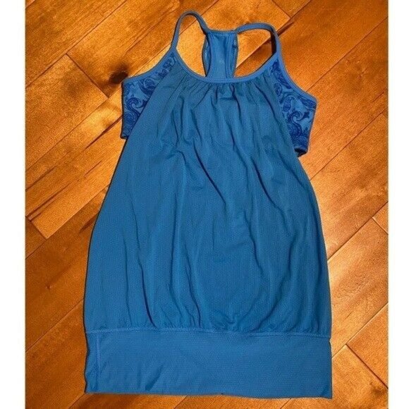Lululemon No Limits Tank Top Built In Shelf Bra Size 6 - Picture 3 of 6